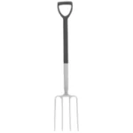 FORGE STEEL CARBON STEEL DIGGING FORK & SPADE 2 PCS - Image 3