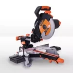 EVOLUTION R255SMS 255MM ELECTRIC SINGLE-BEVEL SLIDING MULTI MATERIAL SLIDING MITRE SAW 220-240V