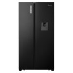 Fridgemaster 519 Litre Side-By-Side American Fridge Freezer With Multiflow - Black