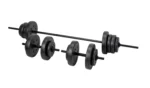 Opti Vinyl Barbell and Dumbbell Weight Set - 50kg