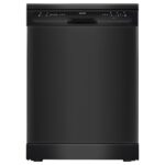 electriQ 12 Place Settings Freestanding Dishwasher - Black
