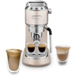 Delonghi Dedica Arte Manual Bean To Cup Coffee Machine - Beige