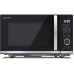Sharp 20L Digital Flatbed Microwave with Grill - Black