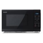 Sharp 25L 900W Digital Solo Microwave - Black