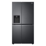 LG 635 Litre Side By Side American Fridge Freezer With NatureFresh - Matt Black
