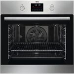 AEG 6000 Series Pyrolytic Self Cleaning Electric Single Oven - Stainless Steel