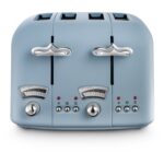 DeLonghi Argento Flora Four Slice Toaster
