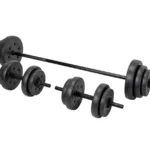 Opti Vinyl Barbell and Dumbbell Weight Set - 35kg