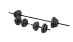 Opti Vinyl Barbell and Dumbbell Weight Set - 35kg