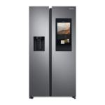 Samsung 614 Litre Side-By-Side American Fridge Freezer - Brushed Steel