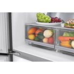 LG 506 Litre Four Door American Fridge Freezer With NatureFresh - Shiny Steel - Image 9