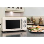 Russell Hobbs 17L Retro Solo Microwave - Cream - Image 2