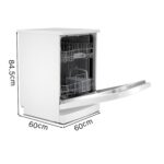 Bosch Series 2 12 Place Settings Freestanding Dishwasher - White - Image 2