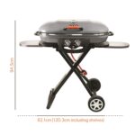 Boss Grill Deluxe Portable - 2 Burner Gas BBQ Grill with Trolley - Grey - Image 3