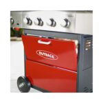Outback Meteor - 4 Burner Gas BBQ Grill with Side Burner - Red - Image 2