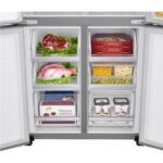 LG 506 Litre Four Door American Fridge Freezer With NatureFresh - Shiny Steel - Image 8