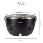 electriQ Portable Smokeless BBQ XL - Lotus Style with Fan - Image 6