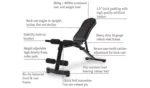 Marcy UB3000 Foldable and Adjustable Utility Weight Bench - Image 2