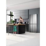 Hisense 432 Litre Four Door American Fridge Freezer With Dual Cooling - Stainless steel - Image 12