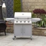 Boss Grill Georgia Classic - 4 Burner Gas BBQ Grill with Side Burner - Silver - Image 9
