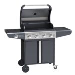 Boss Grill Kentucky Premium - 4 Burner Gas BBQ Grill with Side Burner - Black - Image 3