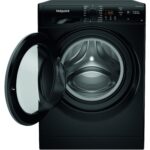 Hotpoint 9kg 1600rpm Freestanding Washing Machine - Black - Image 2