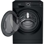 Hotpoint 8kg Wash 6kg Dry 1400rpm Freestanding Washer Dryer - Black - Image 2