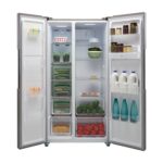 Hoover 529 Litre Side-By-Side American Fridge Freezer - Stainless Steel - Image 5