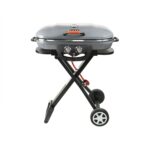 Boss Grill Deluxe Portable - 2 Burner Gas BBQ Grill with Trolley - Grey - Image 2