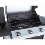 Outback Magnum - 3 Burner Gas BBQ Grill with Side Burner - Black & Silver - Image 7