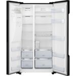 Hisense 535 Litre Side-By-Side American Fridge Freezer - Black - Image 2