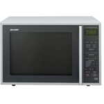 Sharp 40L Digital Combination Microwave Oven and Grill - Silver & Black - Image 4