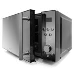 electriQ EIQMW8BTL 20L 800W Freestanding Digital Flatbed Microwave in Black - Image 5