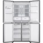 LG 506 Litre Four Door American Fridge Freezer With NatureFresh - Shiny Steel - Image 2