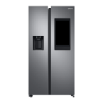 Samsung 614 Litre Side-By-Side American Fridge Freezer - Brushed Steel - Image 2