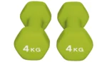 Opti Neoprene Dumbbell Set - 2 x 4kg - Image 2