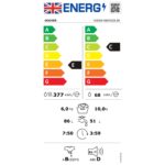 Hoover H-Wash 300+ 10kg Wash 6kg Dry 1400rpm Freestanding Washer Dryer - White With Chrome Door - Image 3