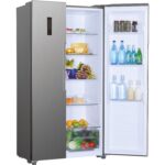 Candy 442 Litre Side-By-Side American Fridge Freezer - Silver - Image 7