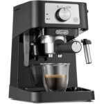 Delonghi Stilosa Barista Espresso Machine & Cappuccino Maker - Black/Silver - Image 3