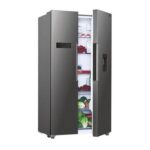 Hoover 529 Litre Side-By-Side American Fridge Freezer - Stainless Steel - Image 2