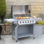 Boss Grill Georgia Classic - 6 Burner Gas BBQ Grill with Side Burner - Silver - Image 10