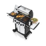 Broil King Signet 390 - 3 Burner Gas BBQ Grill with Side Burner and Rotisserie - Stainless Steel - Image 5