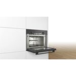 Bosch Series 4 Built In Combination Microwave Oven - Black - Image 2