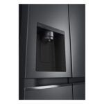LG 635 Litre Side By Side American Fridge Freezer With LG Smart Inverter Compressor - Matt Black - Image 3