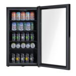 electriQ 98 Litre Drinks Fridge - Black - Image 4