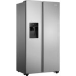 Hisense 562 Litre Side-By-Side American Fridge Freezer - Stainless Steel - Image 5