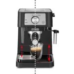 Delonghi Stilosa Barista Espresso Machine & Cappuccino Maker - Black/Silver - Image 4