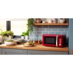 Beko 20L Retro Solo Microwave - Red - Image 4