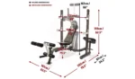 Marcy MWB-70205 Folding Olympic Weight Bench with Squat Rack - Image 7