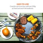 electriQ Portable Smokeless BBQ - Lotus Style with Fan - Image 7